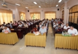 Toàn cảnh học viên đang nghe đ/c Ngô Văn Tuyên giới thiệu