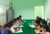 Giảng viên, viên chức tập sự Khoa Nhà nước và pháp luật tổ chức đi nghiên cứu thực tế tại xã Thành An, huyện Mỏ Cày Bắc
